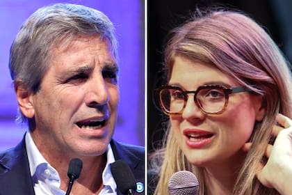 Luis Caputo y Delfina Rossi