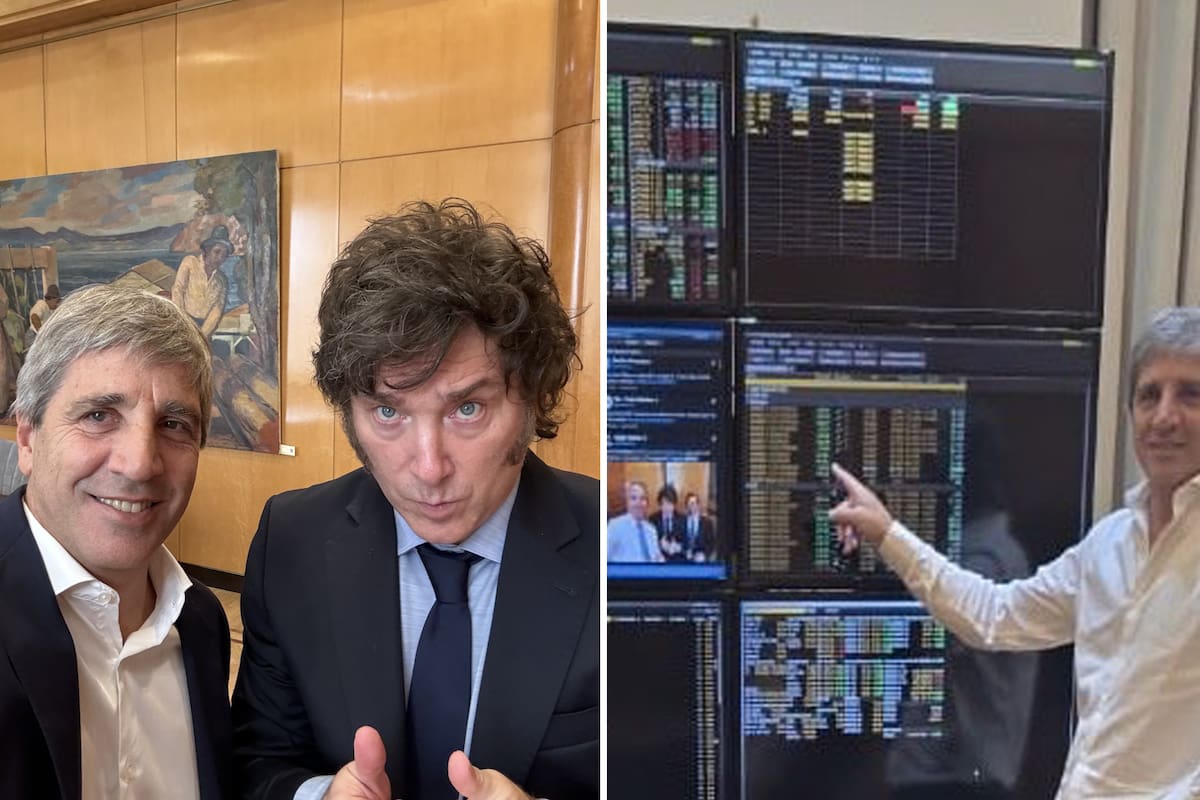 Luis Caputo y Javier Milei