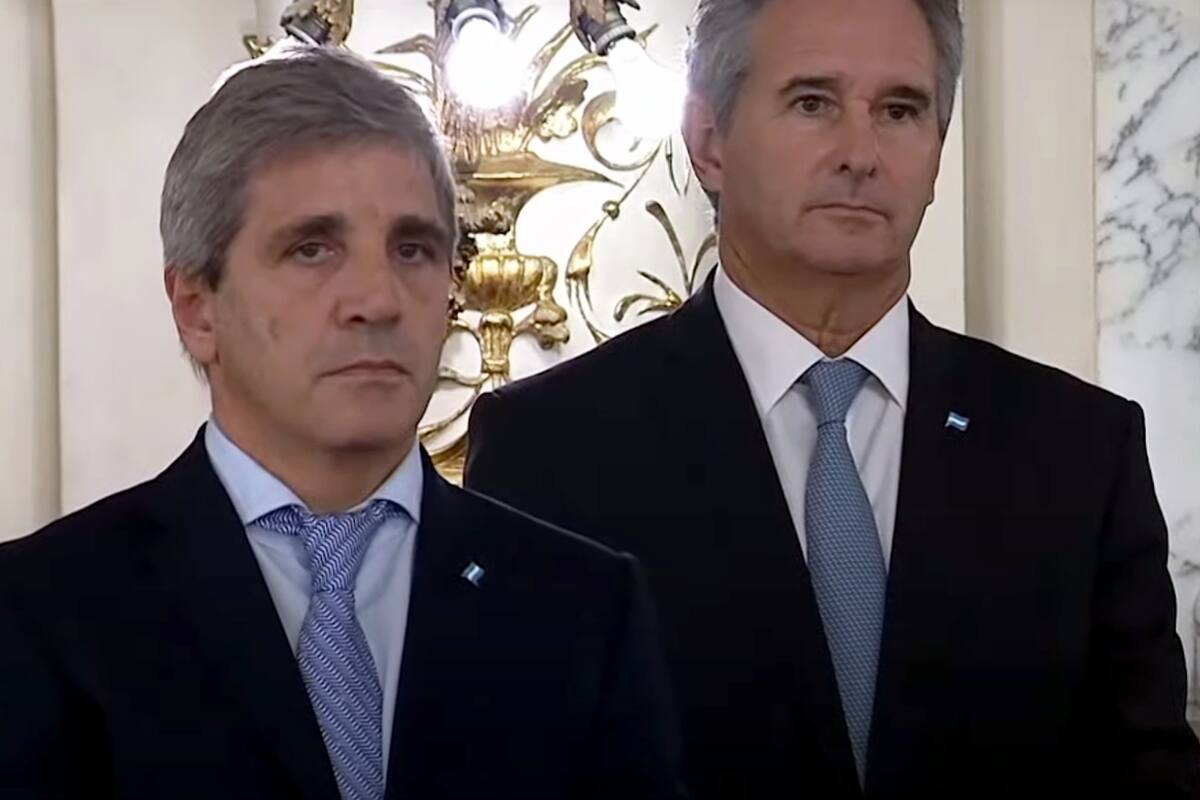 Luis Caputo y Pablo Quirno