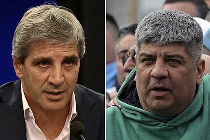 Luis Caputo y Pablo Moyano, enfrentados por la negociación salarial