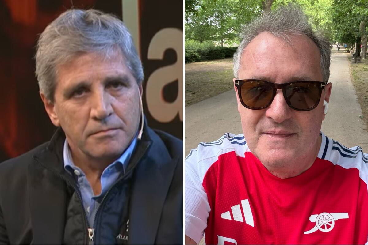 Luis Caputo y Piers Morgan