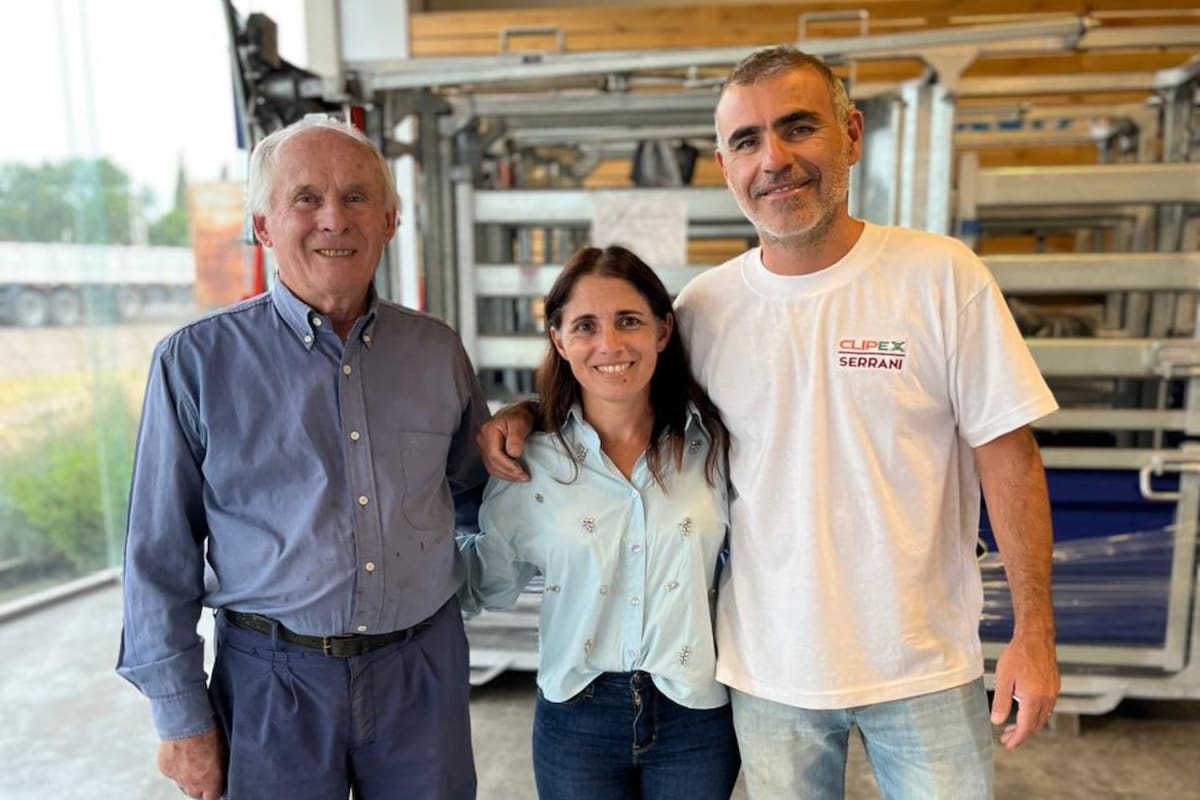 Luis César Serrani, Carolina Serrani y Leonardo Ruiz