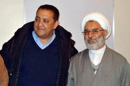 Luis D'Elía, junto a Mohsen Rabbani, quien fue agregado cultural de la embajada de Irán