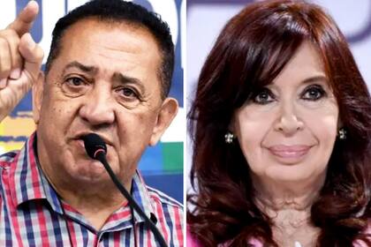 Luis D'Elía y Cristina Kirchner
