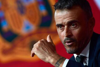 Luis Enrique en la Selección española