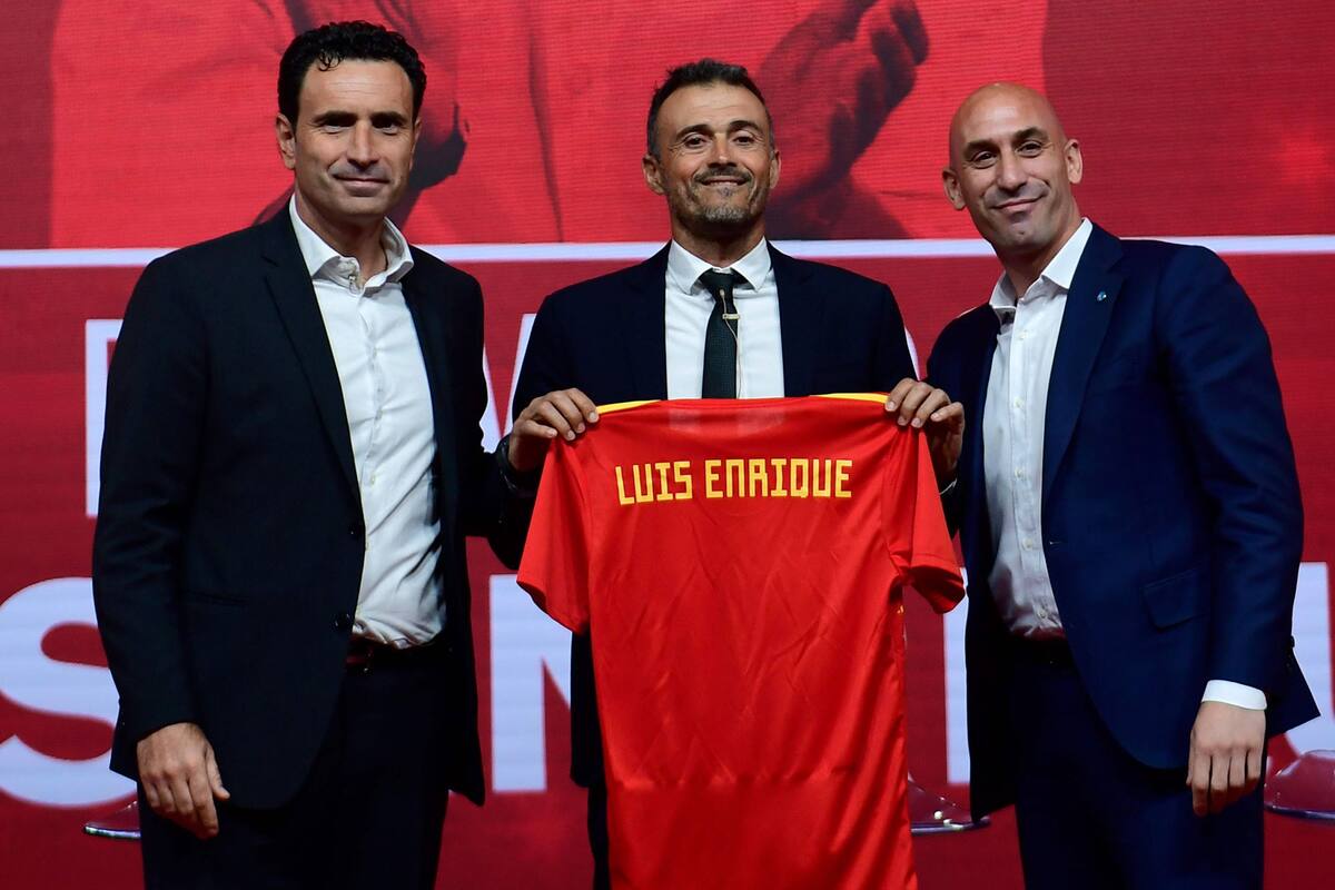 Luis Enrique en la Selección española