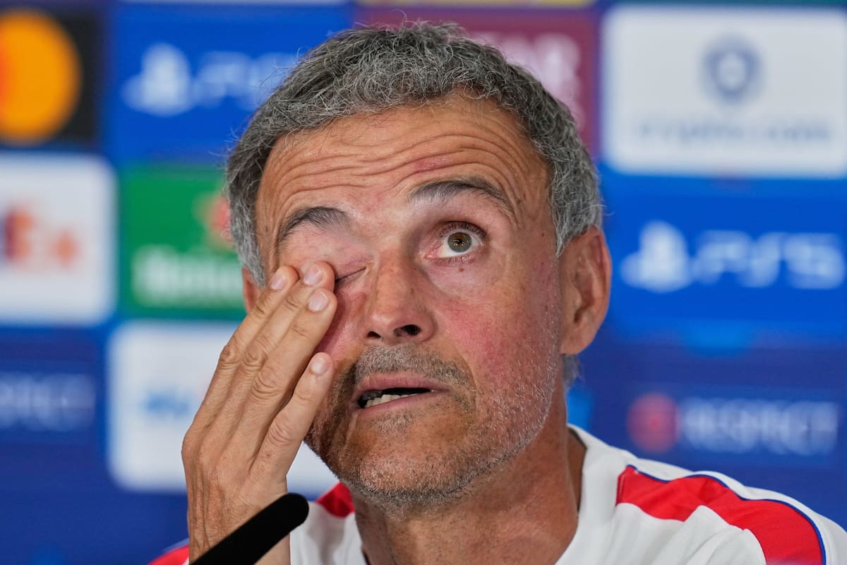 Luis Enrique habló de una "situación surrealista" para la preparación de la final