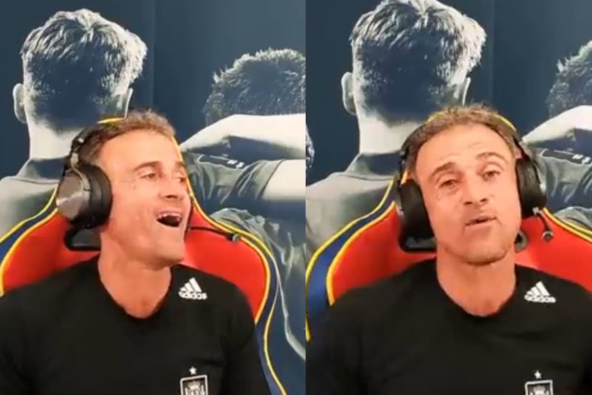 Luis Enrique lanzó una divertida respuesta en su stream, en medio del Mundial de Qatar