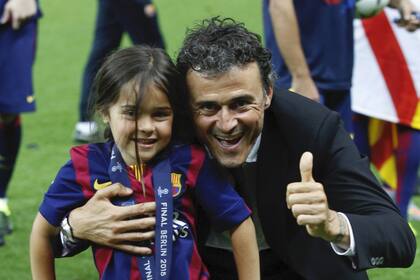 Luis Enrique recordó a su hija en el día de su cumpleaños