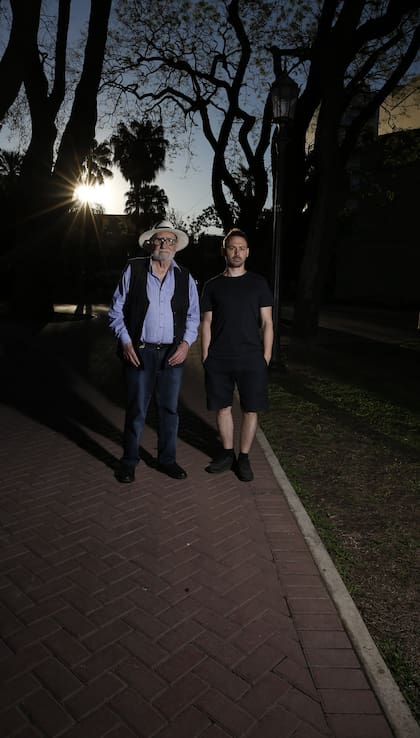 Luis Felipe Noé y Eduardo Basualdo