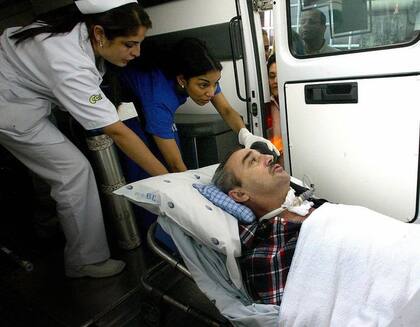 Luis Fernando Montoya recibirió el alta médica el 29 de abril de 2005