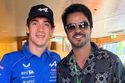 Luis Fonsi mostró su apoyo por Colapinto en redes sociales con un "Grande Franco"