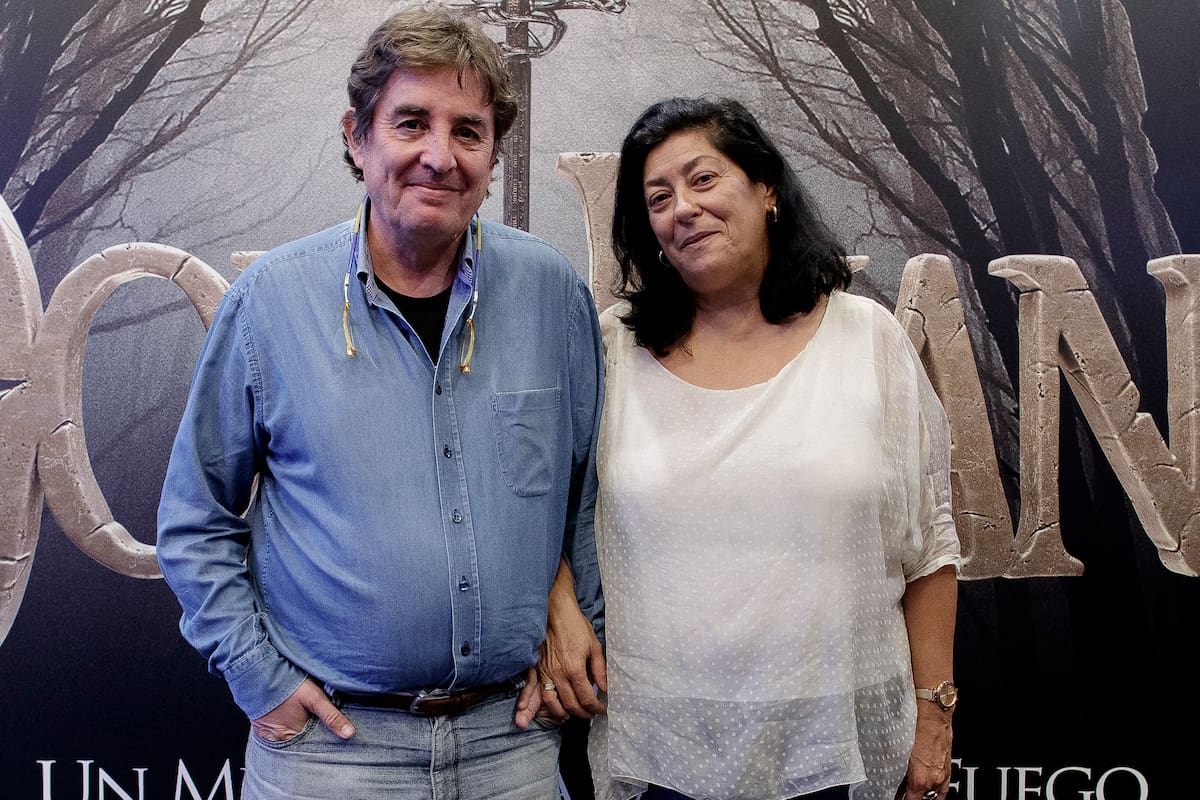 Luis García Montero y Almudena Grandes, en 2016