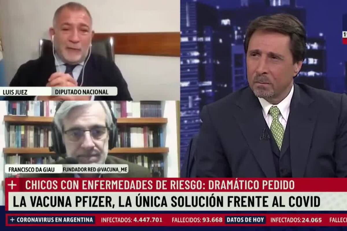 Luis Juez lloró al aire en el programa de Feinmann