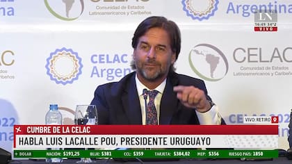 Luis Lacalle Pou criticó la “ideologización” de la Celac y le contestó a Sergio Massa