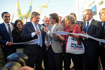 Luis Lacalle Pou, en la inauguración del Hospital del Cerro