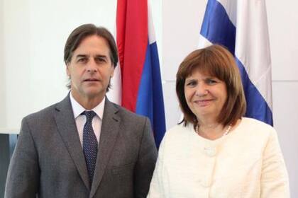 Luis Lacalle Pou recibió a Patricia Bullrich
