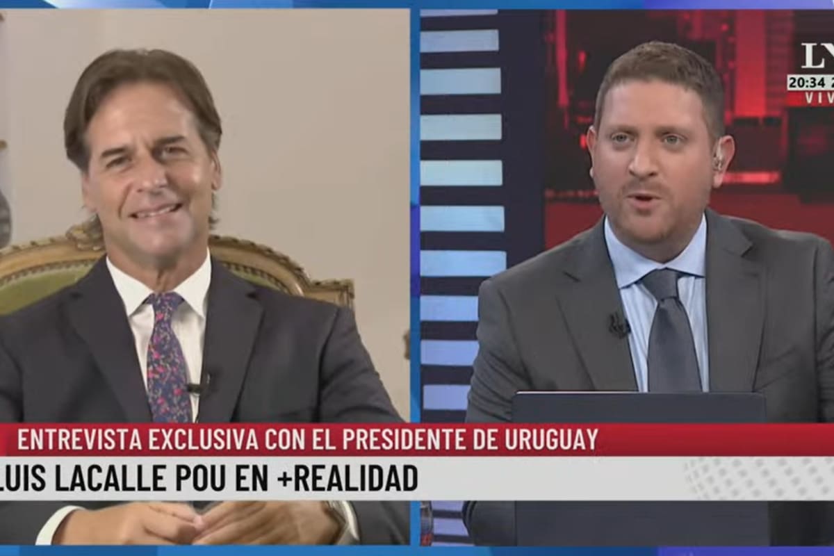 Luis Lacalle Puo junto a Jony Viale