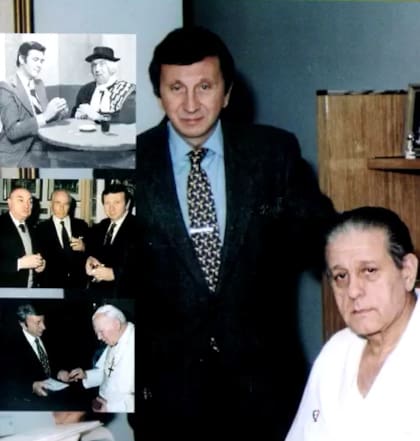 Luis Landriscina junto al doctor René Favaloro (Foto: Instagram/@luislandriscina)