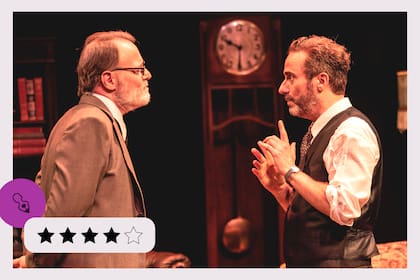 Luis Machín y Javier Lorenzo, en La última sesión de Freud