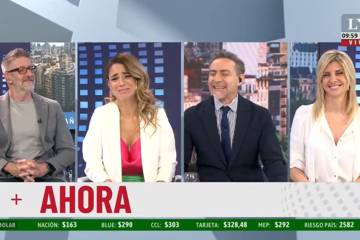 Luis Majul bromeó con el look de Novaresio.