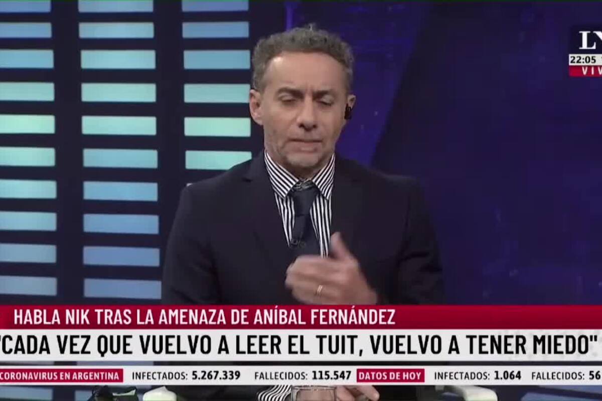 Luis Majul, sobre Aníbal Fernández: "Debería renunciar, actúa como un energúmeno"
