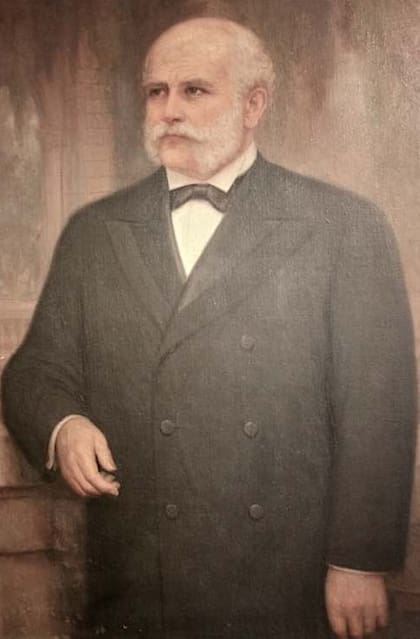 Luis María Saavedra, el acaudalado empresario que hizo construir la mansión.