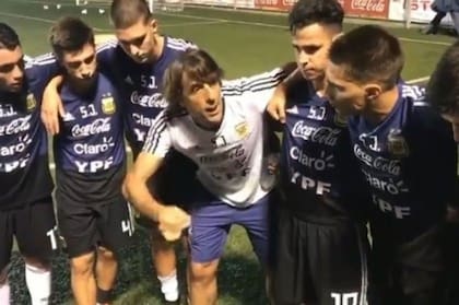 Luis Martín, preparador físico, también "prestado": está encargado de las juveniles