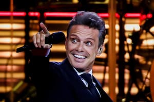Luis Miguel durante su presentación en Buenos Aires