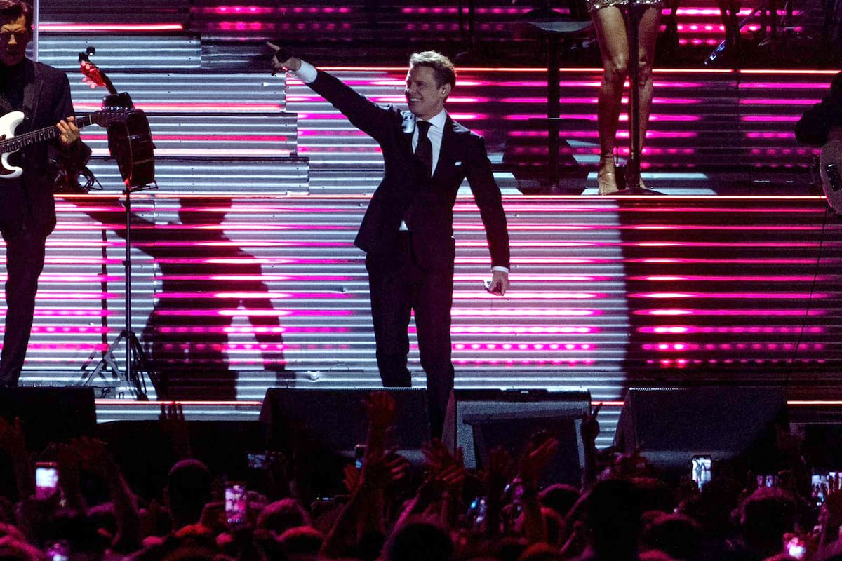 Luis Miguel en el Campo de Polo