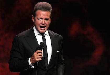 Luis Miguel en un recital de 2018, en Orlando, Florida