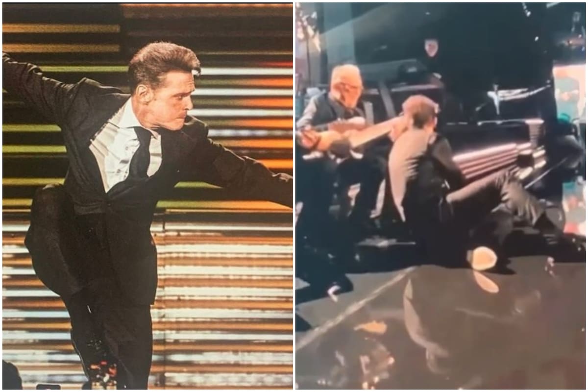Luis Miguel tuvo un accidente en un show de México
