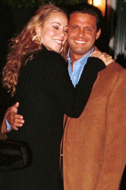 Luis Miguel y Mariah Carey, juntos festejando el día de San Valentín en 2004