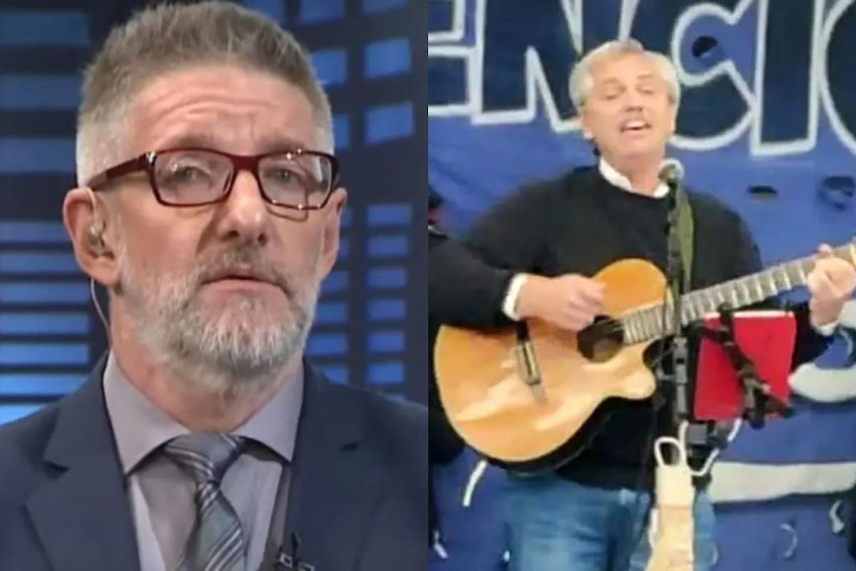 Luis Novaresio criticó a Alberto Fernández por ponerse a tocar la guitarra en un acto: "El presidente no está ubicado en tiempo y espacio"