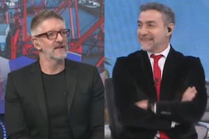 Luis Novaresio tuvo un divertido cruce con Majul por el resultado del superclásico