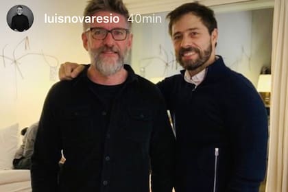 Luis Novaresio y su novio
