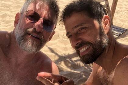 Luis Novaresio y su novio, Braulio Bauab
