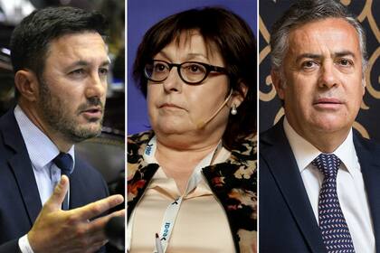 Luis Petri, Graciela Ocaña y Alfredo Cornejo