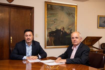 Luis Petri y Alejandro Fargosi, que trabajaron en el proyecto de ficha limpia del Gobierno