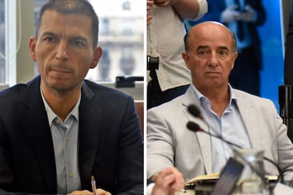 Luis Picat, diputado cordobés de la UCR, y Beltrán Benedit, de La Libertad Avanza, de Entre Ríos