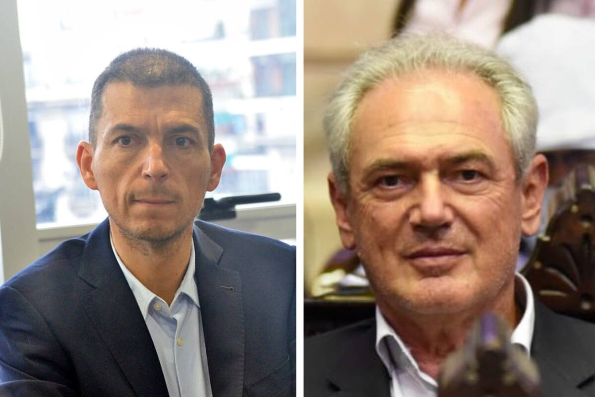 Luis Picat y Atilio Benedetti, diputados por la Unión Cívica Radical (UCR)