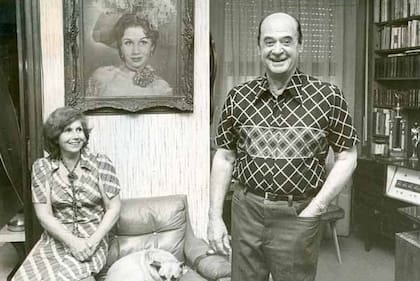 Luis Sandrini y Malvina Pastorino se conocieron filmando la película Cuando los duendes cazan perdices, de 1955