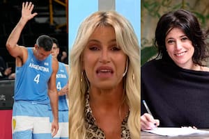 Luis Scola, Florencia Peña y Sabrina Ajmechet