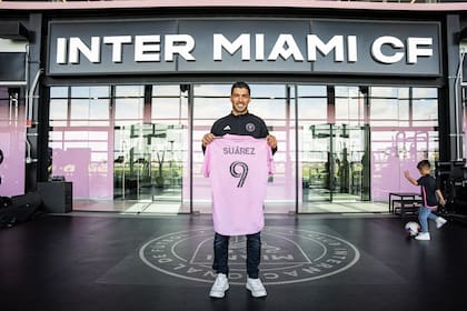 Luis Suárez, en la presentación como jugador de Inter Miami