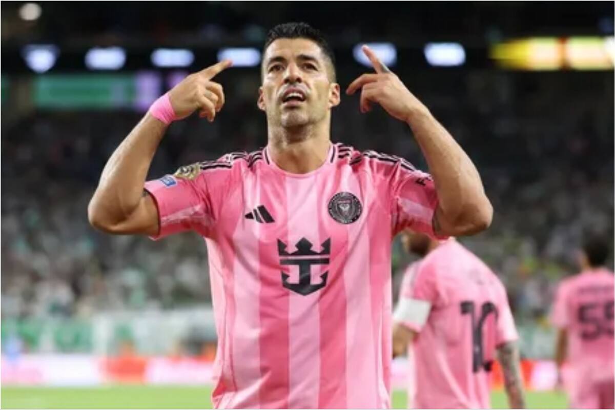 Luis Suárez mostró su enfado tras convertir un gol con el Inter Miami