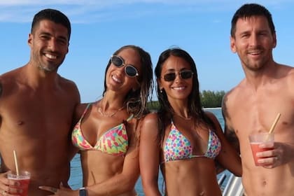 Luis Suárez y Lionel Messi compartieron unos días de vacaciones juntos (Foto: Instagram/@luissuarez9)