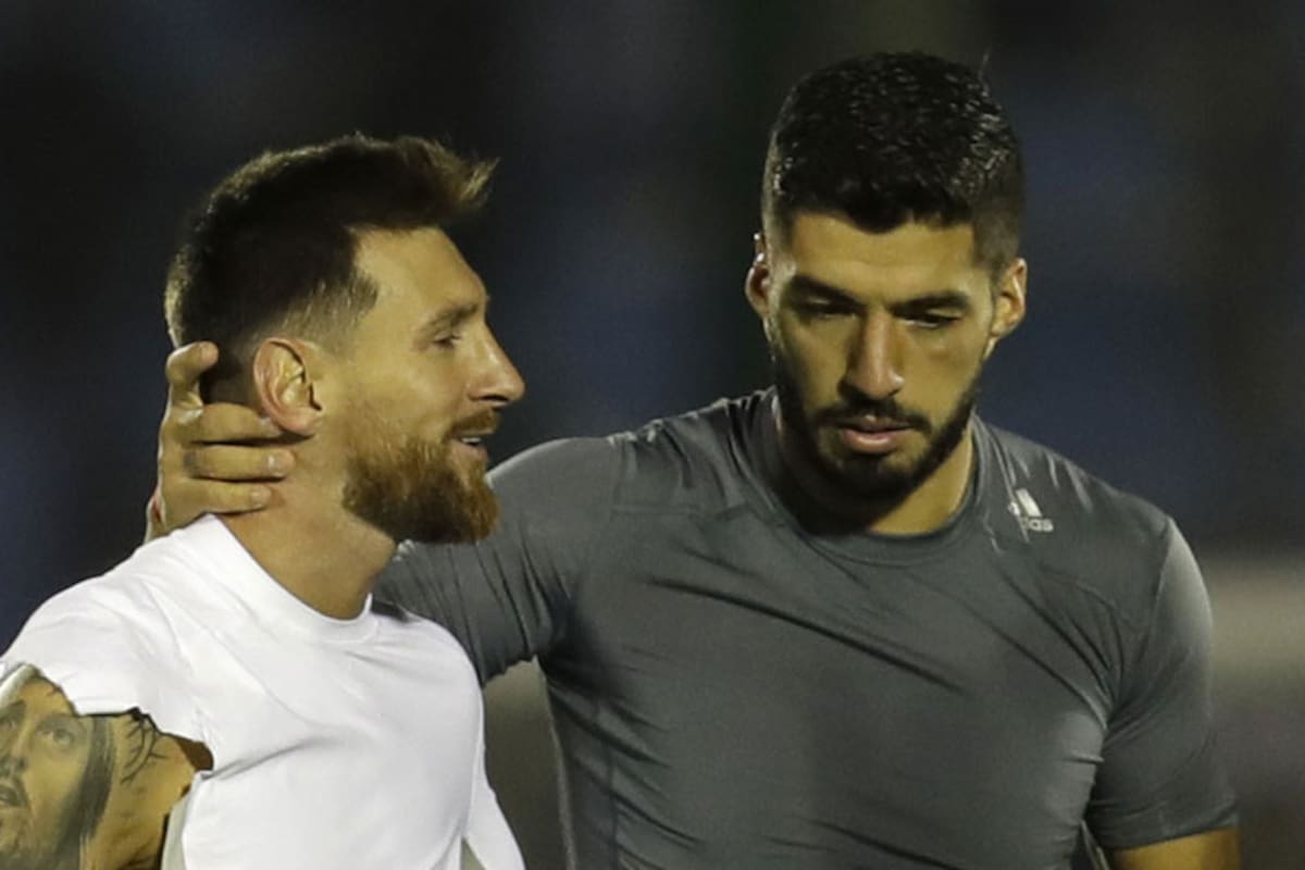 Luis Suárez y Lionel Messi, dos amigos
