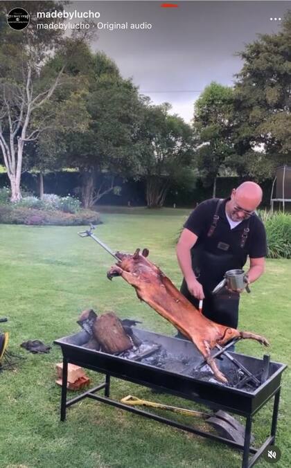 Luis Telles es dueño de "Asador by Lucho" asados para reuniones.