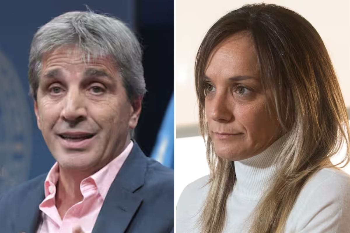 Luis "Toto" Caputo y Malena Galmarini