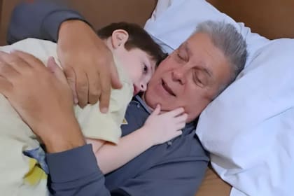 Luis Ventura acompañó a su hijo menor durante su última internación en junio